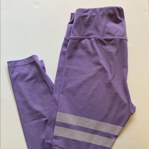 Purple work out leggings